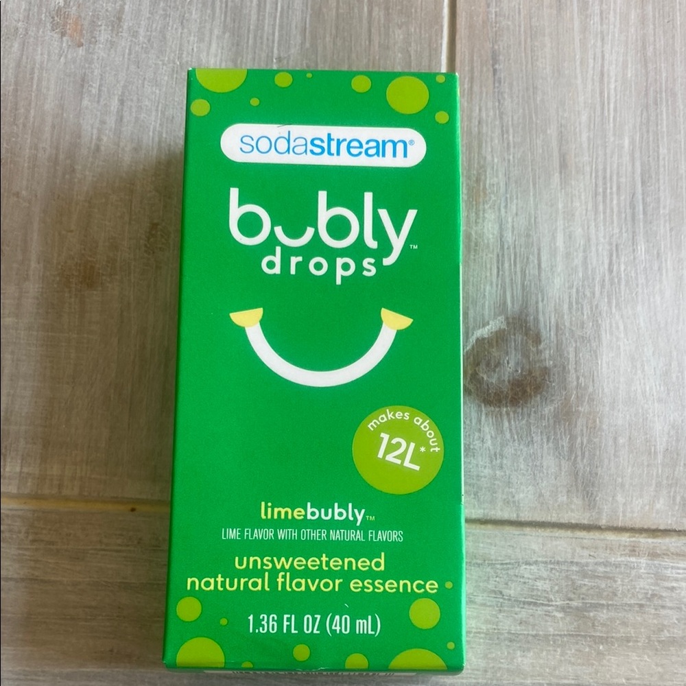 SodaStream Bubly Drops Lime Flavor